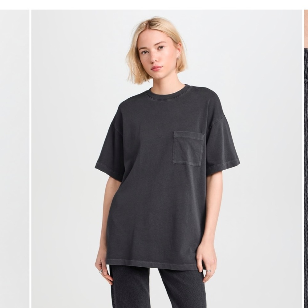 NWOT madewell boyfriend tee charcoal